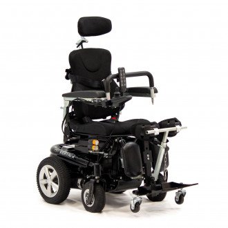 Инвалидная коляска с электроприводом и вертикализатором Met Vertic 2 в 